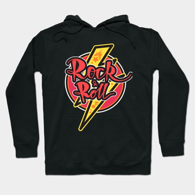 Rock & Roll 4-Evr Hoodie by AME_Studios